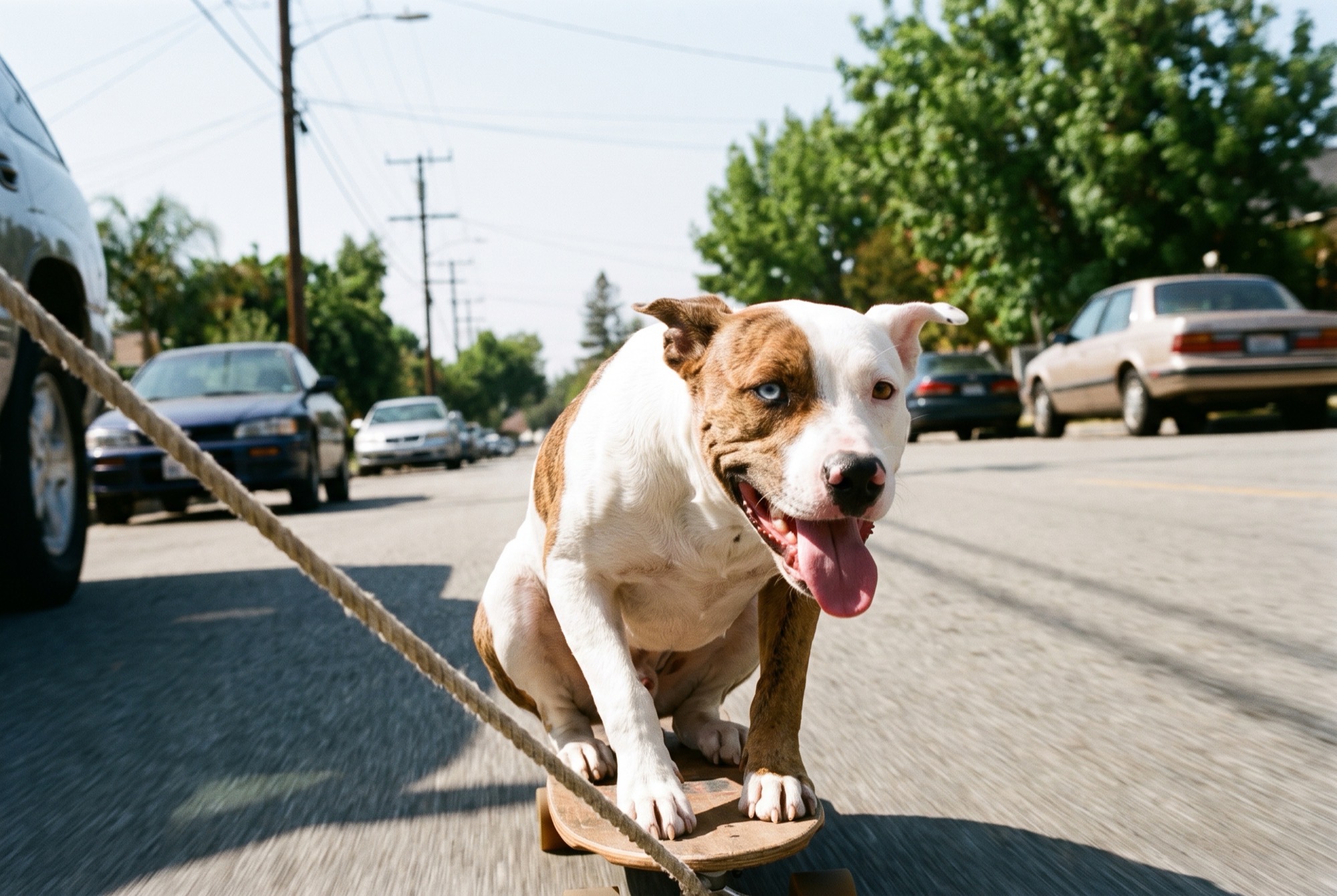 Duke on the skateboard